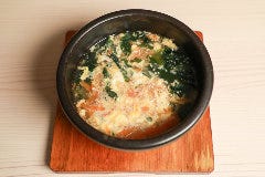 京の焼肉処 蓮蔵_自家製ワカ玉スープ