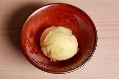 京の焼肉処 蓮蔵_ゆずシャーベット