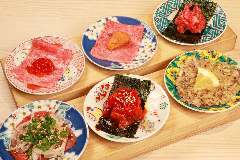 京の焼肉処 蓮蔵_先付から焼物、〆のお食事・デザートまで選りすぐりの食材がお楽しみいただけます！生ものには特にこだわっていますのでコースでも堪能していただけるようさまざまな種類をご用意したものもございます！
