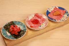 京の焼肉処 蓮蔵_京の豪華生盛り3種