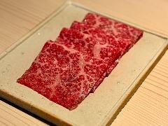 京の焼肉処 蓮蔵_上赤身の焼きしゃぶ