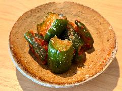 京の焼肉処 蓮蔵_八方美人の特製胡瓜キムチ