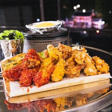 韓国ドラム缶焼肉×ビアガーデン in 京都八坂 料理・ドリンクの画像