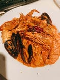 魚介たっぷりトマトパスタペスカトーレ