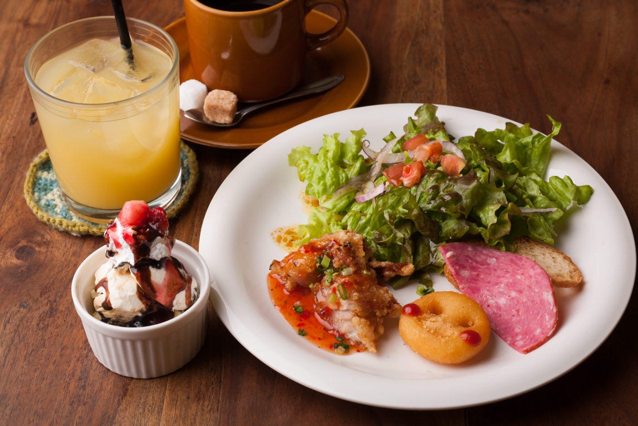 ランチ女子会 ママ会 全6品 前菜からﾒｲﾝのお料理に食後のﾃﾞｻﾞｰﾄ ﾄﾞﾘﾝｸ付 充実のお料理内容 の詳細 Tubo Cafe 八王子 カフェ ぐるなび