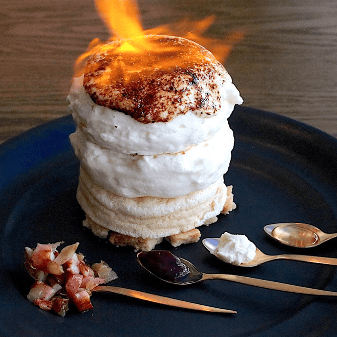 512 Cafe Sweets ゴウイチニイカフェアンドスイーツ 心斎橋 パンケーキ ぐるなび