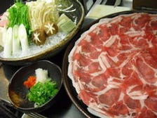 ボリュ-ムある薩摩黒豚しゃぶ鍋