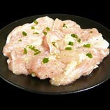 鶏カルビ（塩・味噌・辛味噌・バジル焼・ゆず胡椒風味）