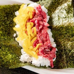 さくらユッケ×たくあんの相性抜群です★