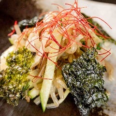名物ナムル。超おススメです。ぜひ頼んでみてください。