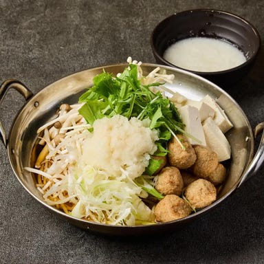 隠れ家個室居酒屋 蔵之介 下関駅前店_【雅】鮮魚二種盛りにとろろとおろしのみぞれ鍋付き!2時間飲み放題8品3500円