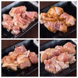 旨塩鶏カルビ/特製タレ鶏カルビ/味噌タレ鶏カルビ