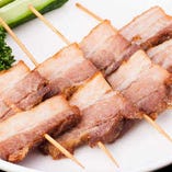 西安風豚バラ肉の串揚げ