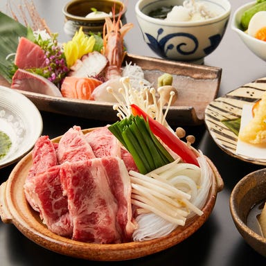 個室居酒屋 番屋 赤坂店_【個別配膳】牛肉と春野菜の旨辛板焼きコース 特選鮮魚4点盛、海老天・新じゃが揚げ(全7品)2h飲放付