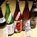 日本酒を多彩に取り揃えております
