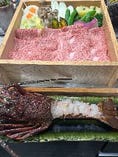 《ディナー》近江牛せいろ蒸しと伊勢海老の刺身コース