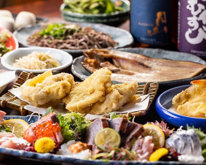 天ぷら海鮮 山陰地酒 弥栄 いやさか 米子駅前店 米子 居酒屋 ぐるなび