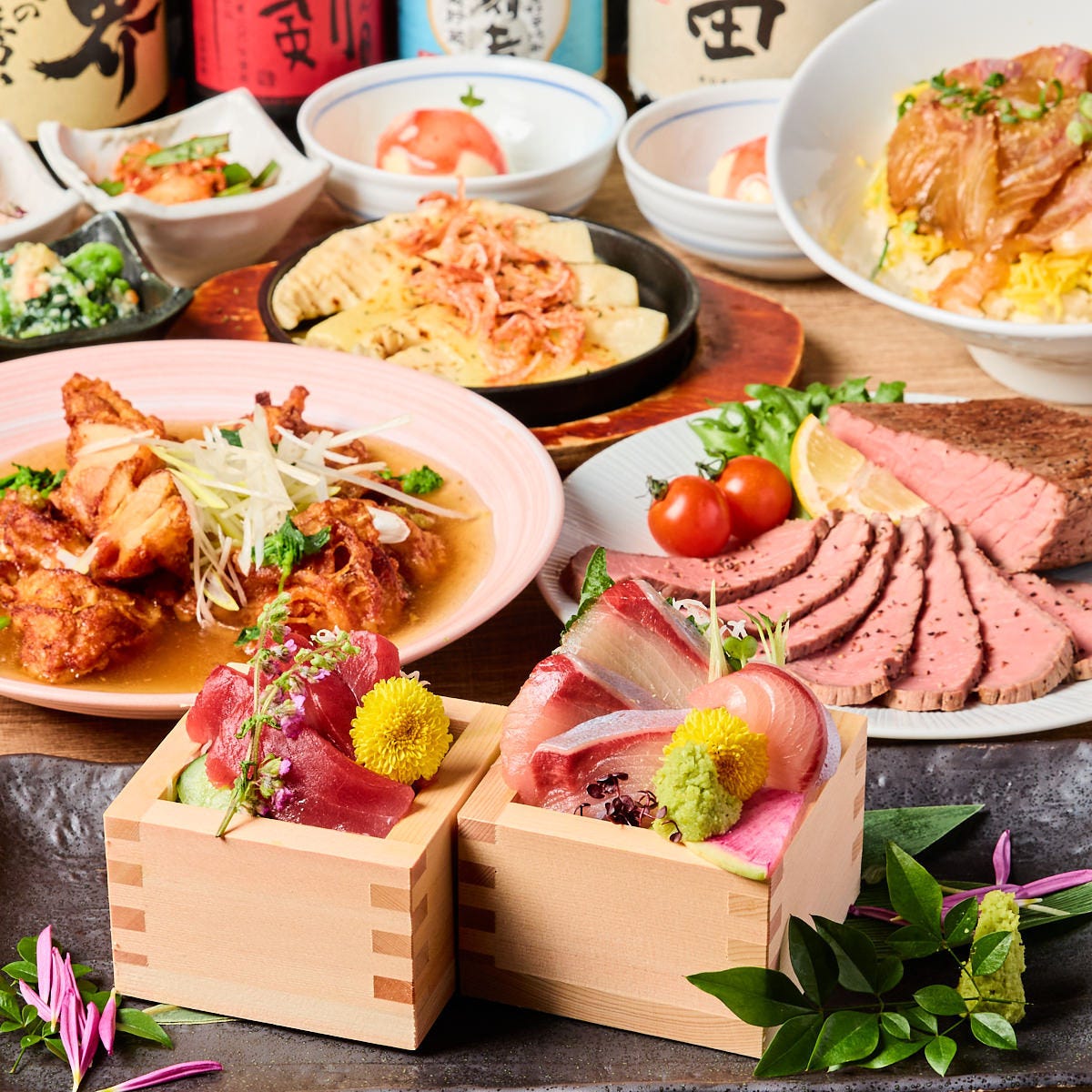個室居酒屋 海鮮×炭×八丁味噌 燈 ‐tomoshibi‐ 浜松店（浜松駅周辺