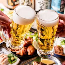 生ビールを190円でご提供します♪