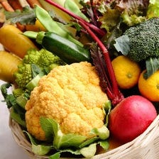 地元所沢の新鮮野菜を使用