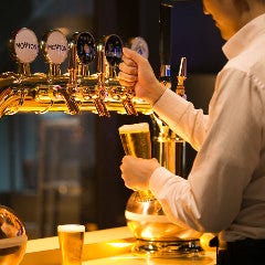 5タップの味わいを楽しめる生のクラフトビール