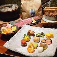 ≪ランチ≫お一人様一皿・鮮魚盛・彩八寸・神戸牛・日本一のお米など『皐月の彩り膳』