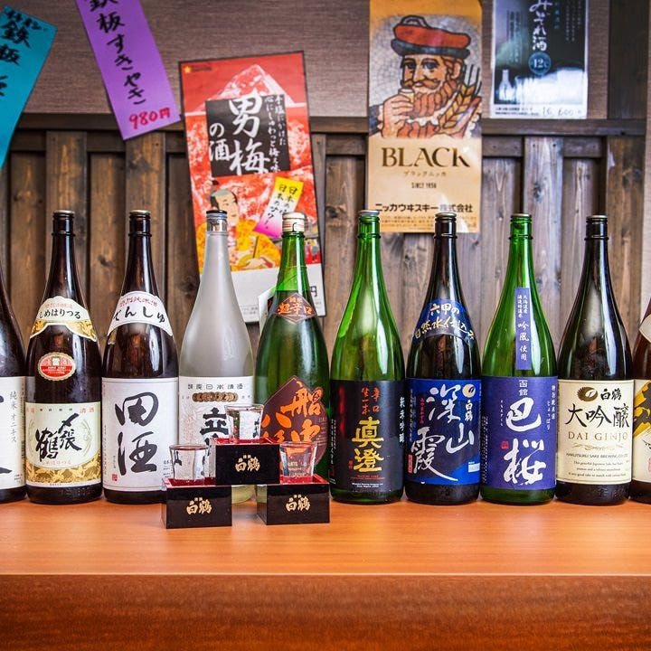 海鮮と一緒に♪日本酒も豊富です！