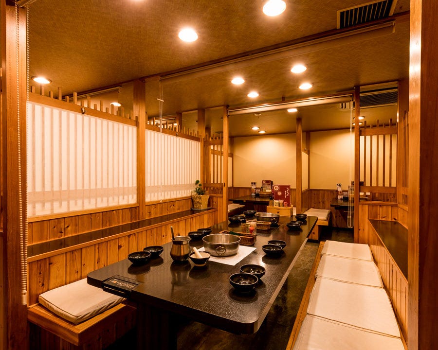 しゃぶしゃぶどん亭 伊勢崎店の店内