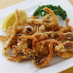 カリカリ旨い!ガス海老の唐揚げ。
