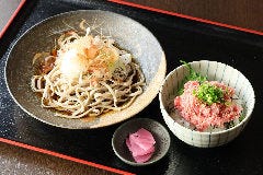 越前おろしそばとミニネギトロ丼セット 1400円