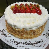 ◆記念日にホールケーキ◆