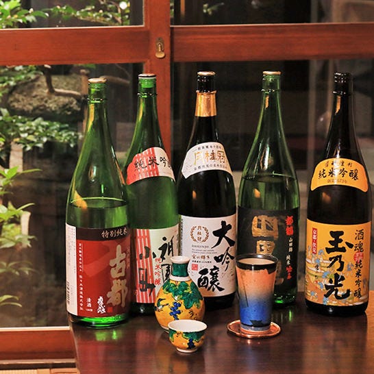 京地酒含む、100種が飲み放題