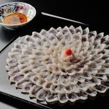 宮城県産　天然とらふぐ刺し
