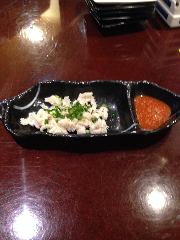 『人気No.5』（国産牛）白センマイ刺