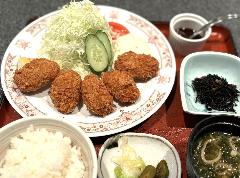 かきフライ定食