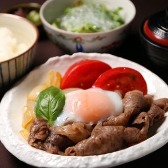 名物トマトすき焼き 日本料理 大坂ばさら グランフロント大阪 ランチメニュー ぐるなび