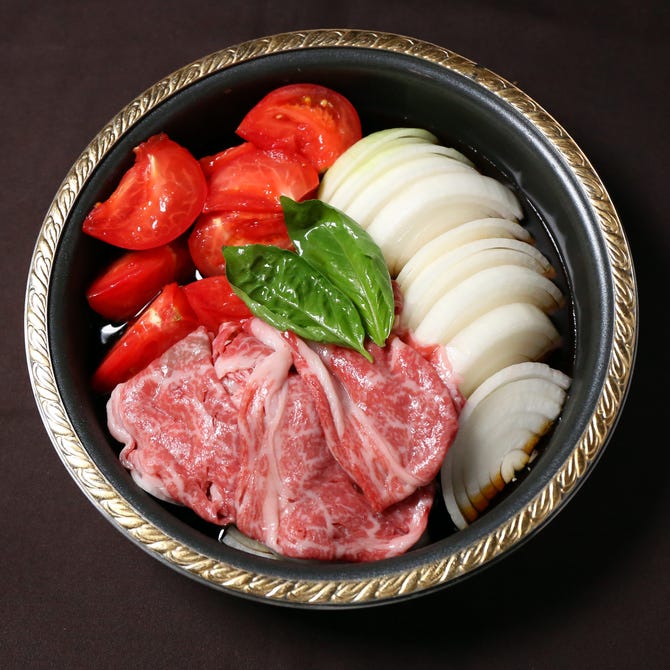 名物トマトすき焼き 日本料理 大坂ばさら グランフロント大阪 梅田 大阪駅 寿司屋 ぐるなび