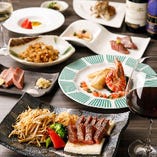 和牛タン塩焼きが楽しめる♪ご夫婦でのご利用に『Ｂ.阿波牛満足コース』<全8品>