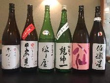 日本酒各種あります