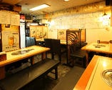 半個室・最大18名個室あり。
韓国旅行気分で焼肉＆韓国料理を