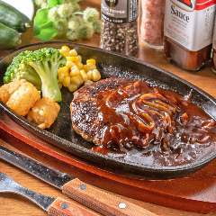肉料理×沖縄居酒屋 78ステーキ 池袋本店_ハンバーグステーキ