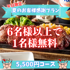 肉料理×沖縄居酒屋 78ステーキ 池袋本店_《6名以上1名無料★夏のお客様感謝プラン》【平日限定】沖縄名物もりもり「沖縄料理フルコース」