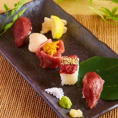 隠れ家個室居酒屋 紅音 札幌店 メニュー 肉寿司とお勧め ぐるなび