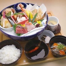 板前和食　銀座日月火　ランチ　大名御膳　限定20食　2800円（税込み）　各種会合やランチに