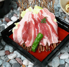 人気『本気で旨い黒豚アグー陶板焼』