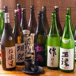 店長厳選の日本酒は全部で40種類以上