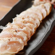 津軽地鶏　昆布〆塩たたき