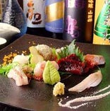 魚介は店長＆料理長の目利きタッグがしっかりこの目で選びます！