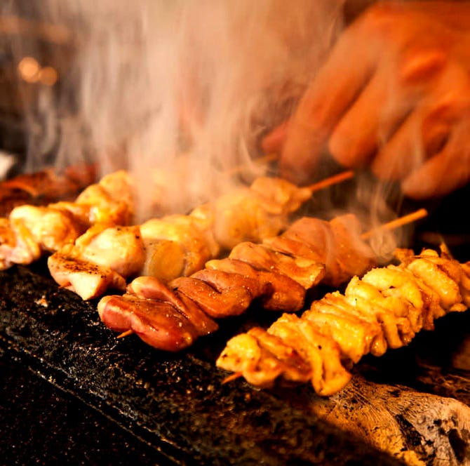 炭火焼鳥 150円角ハイ くいもの屋たまい 溝の口 溝の口 居酒屋 ぐるなび