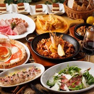 Tapas&Wine 銀座ZION_Cコース 天使のエビのパエリア&国産黒毛和牛のグリルが付いた豪華コース!2H飲放付全9品 7000⇒6500円